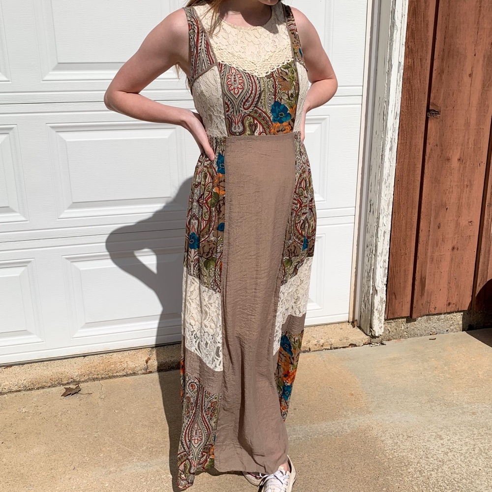 Ryu Patchwork maxi dress